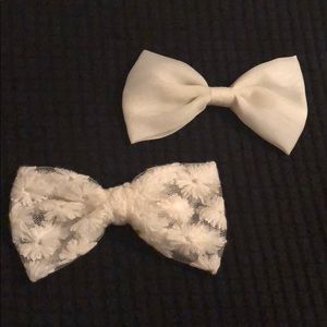 Hair bow clips